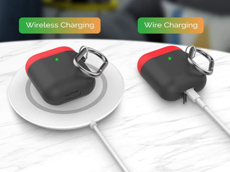 کاور سیلیکونی دو درب قلاب دار ایرپاد 1 و 2 آها استیل AHAStyle PT46 Case Airpods 1/2 — تصویر ۸
