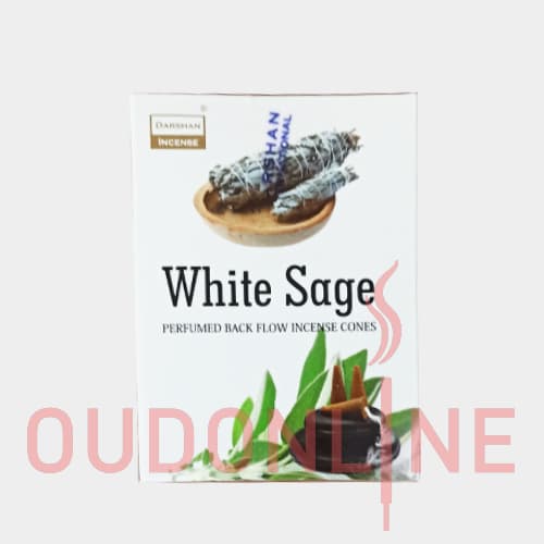 عود خوشبو کننده آبشاری دارشان Darshan مدل وایت سیج ( مریم گلی ) White Sage