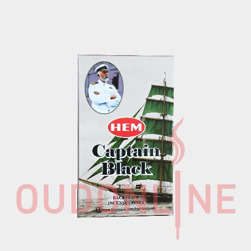عود خوشبو کننده آبشاری هم Hem مدل کاپتان بلک ( کاپیتان بلک ) Captain Black