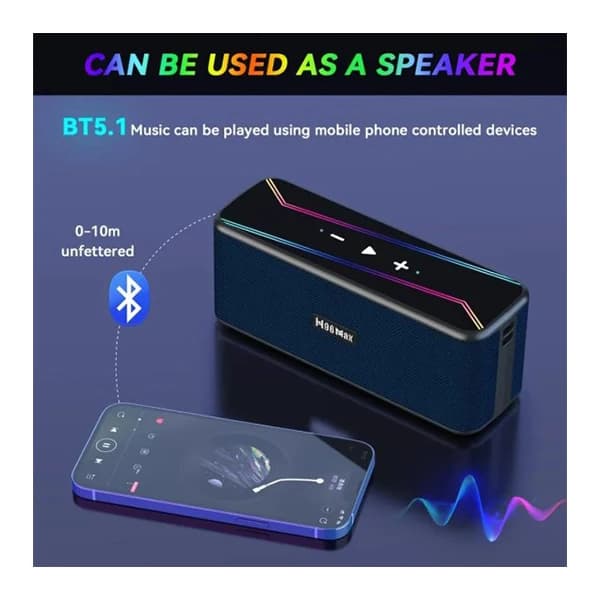 اندروید باکس H96 MAX M7 2GB 16GB (TV BOX-SPEAKER) (اسپیکردار) + هدیه ویژه — تصویر ۴