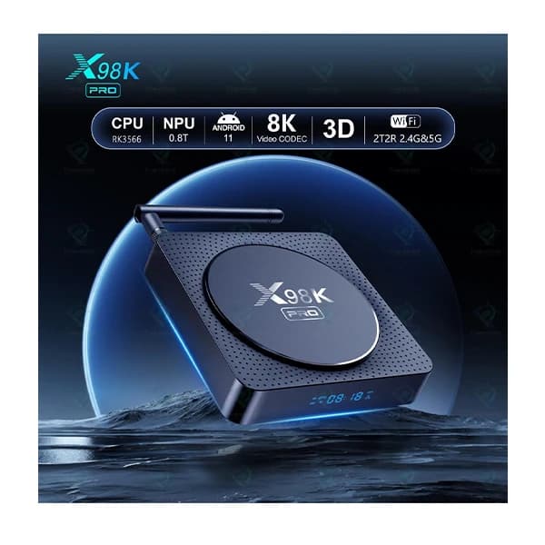 اندروید باکس X98K PRO 4GB 32GB + هدیه ویژه — تصویر ۲