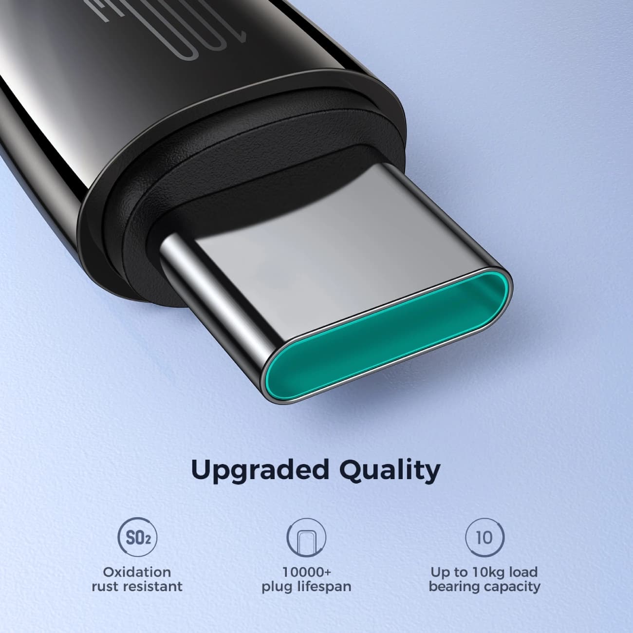 کابل تایپ سی 100 وات جویروم Joyroom مدل S-A31 طول 1.2 متری — تصویر ۵
