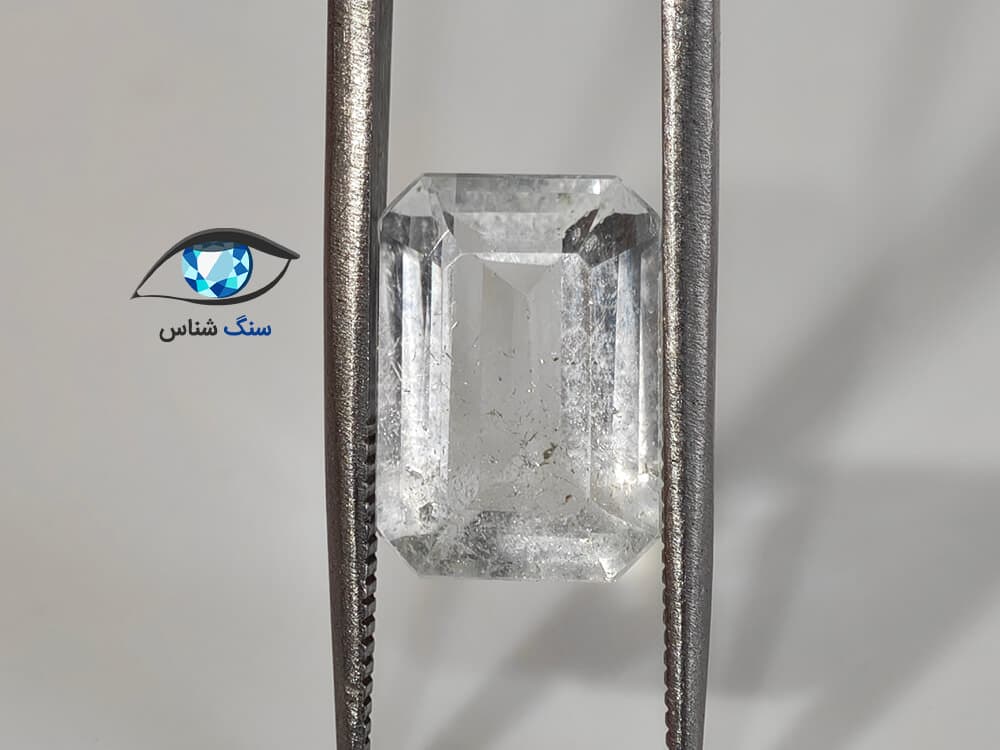 سنگ گوشنیت (بریل بی رنگ) طبیعی 5.2 قیراط — تصویر ۲