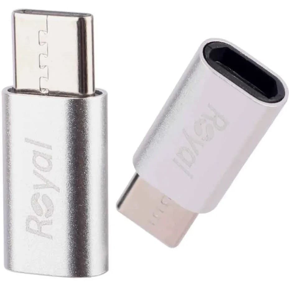 تبدیل میکرو USB به TYPE-C رویال ا Micro USB to TYPE-C ROYAL