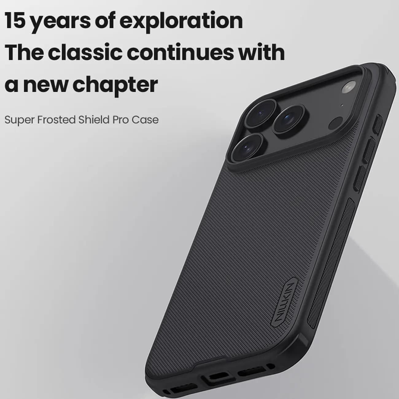 قاب گوشی آیفون 17 پرو نیلکین Nillkin Super Frosted Shield Pro — تصویر ۵