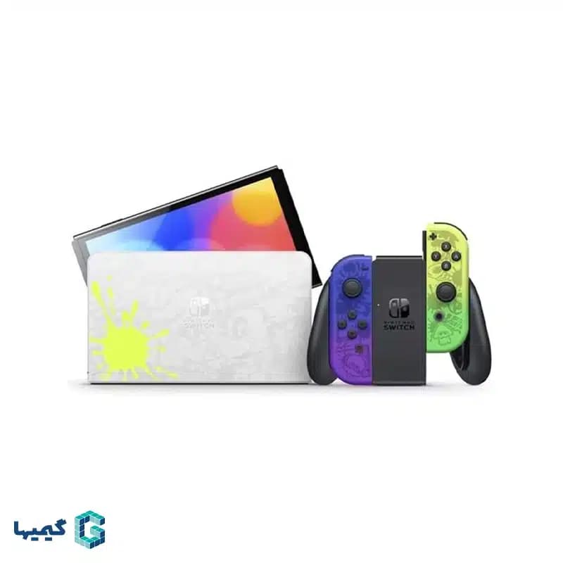کنسول Nintendo switch oled splatoon edition