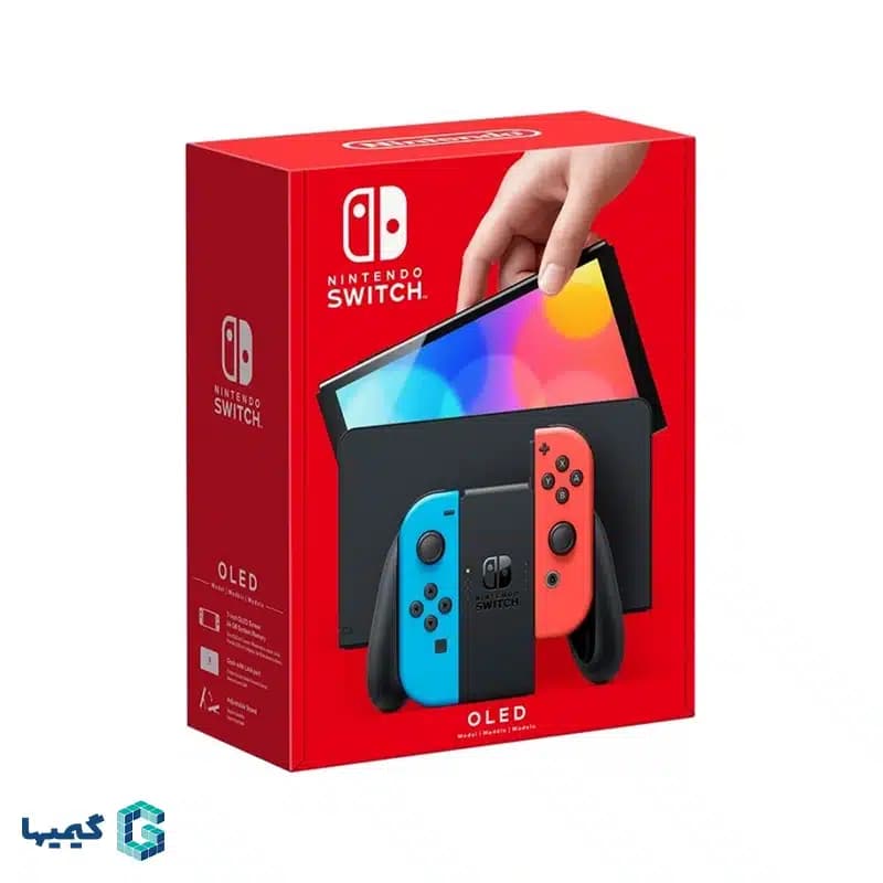کنسول دستی نینتندو ( Switch OLED Neon) — تصویر ۴
