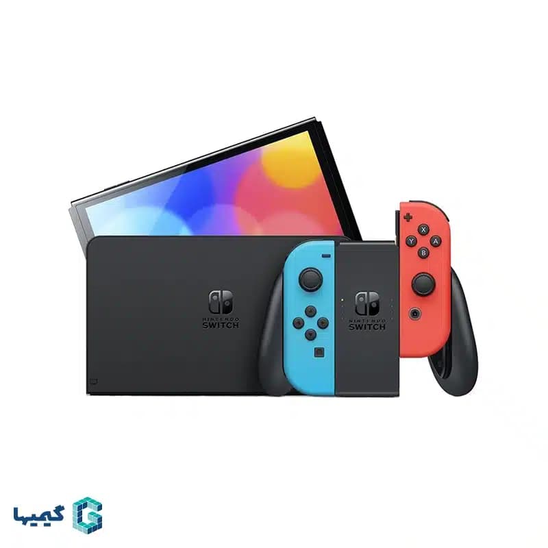 کنسول دستی نینتندو ( Switch OLED Neon)