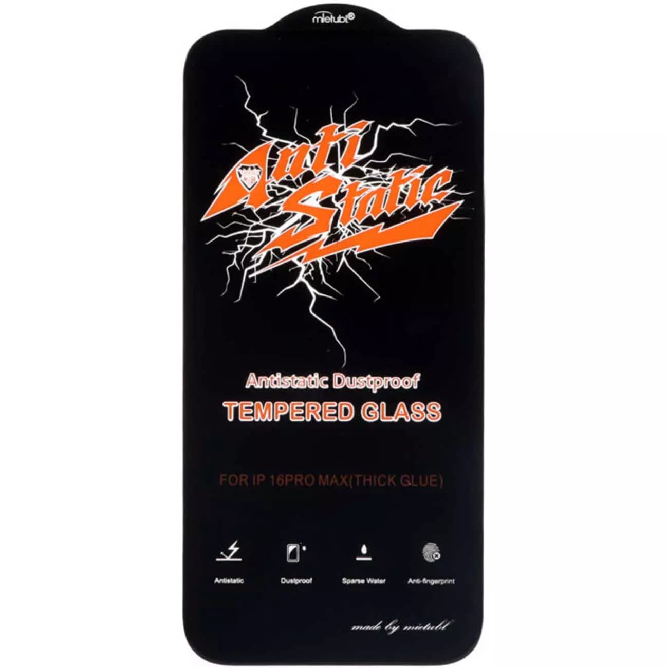 گلس شفاف آیفون 15 و 16 آنتی استاتیک Antistatic Dustproof — تصویر ۴