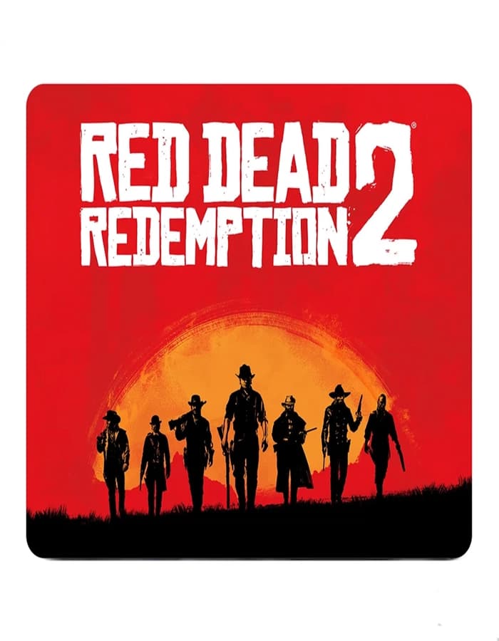 ماوس پد گیمینگ طرح RED DEAD