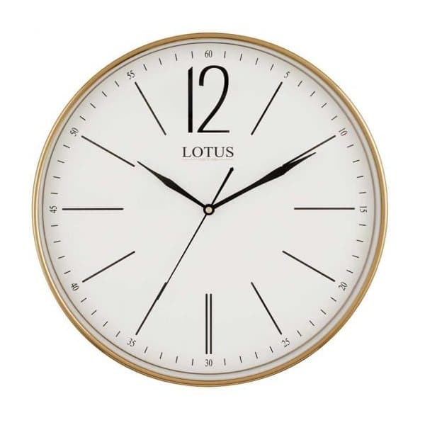 ساعت دیواری لوتوس مدل M-7712-GOLD-NOLAN — تصویر ۲