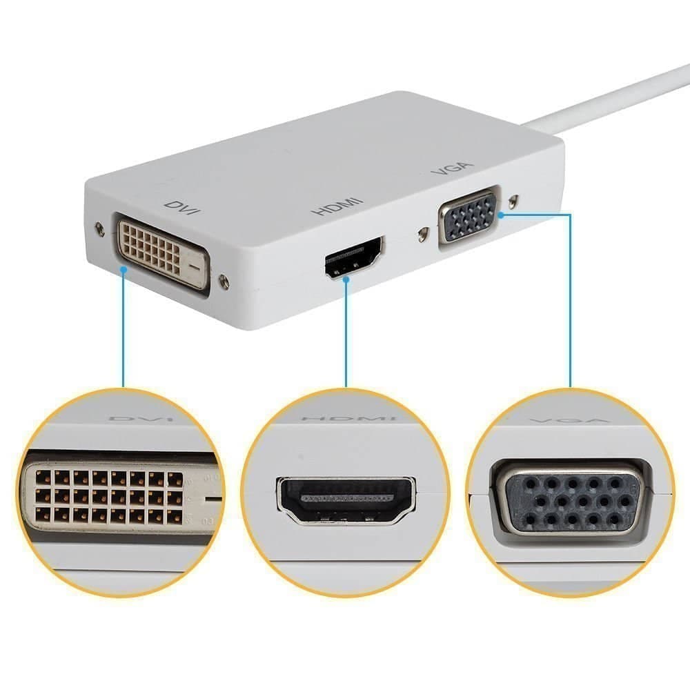 تبدیل Mini Display به VGA / HDMI / DVI برند P-NET — تصویر ۴