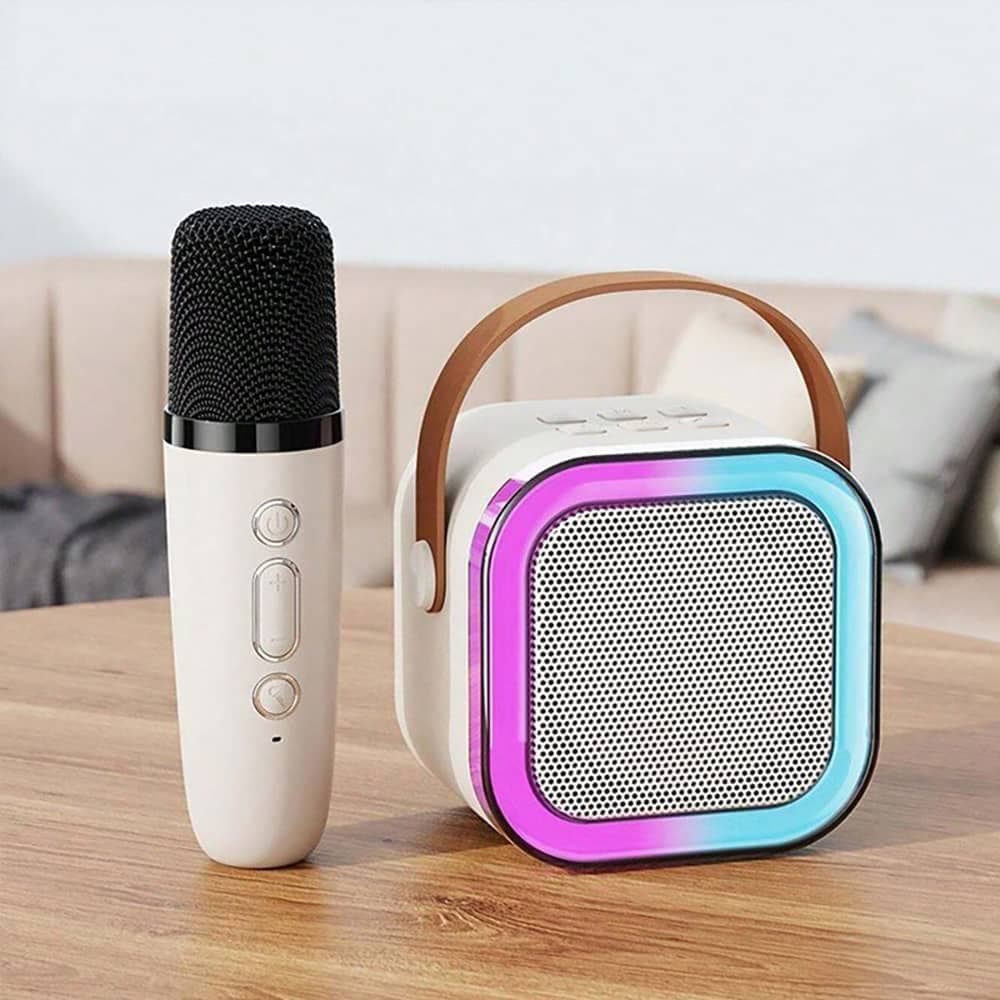 اسپیکر بلوتوثی Karaoke K12 RGB همراه با میکروفن — تصویر ۳