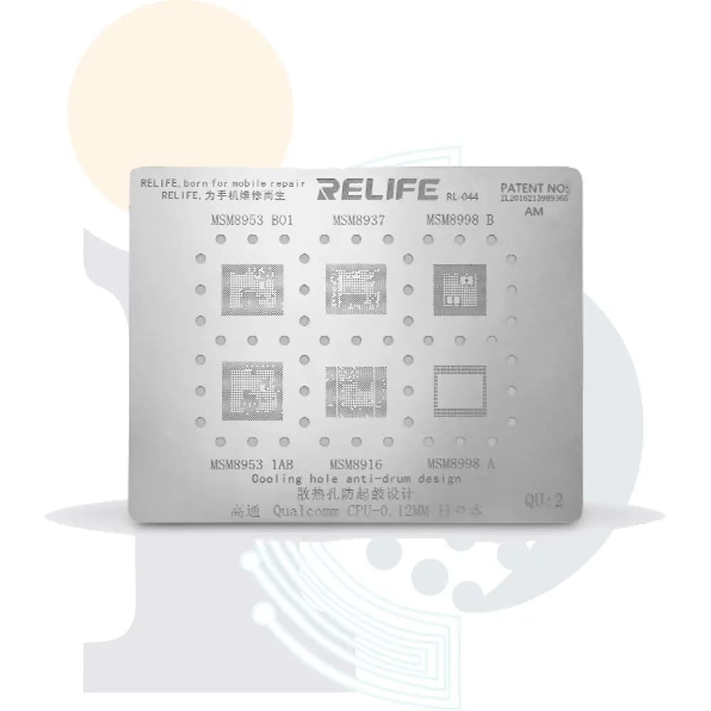 شابلون سی پی یو کوالکام Relife QU2