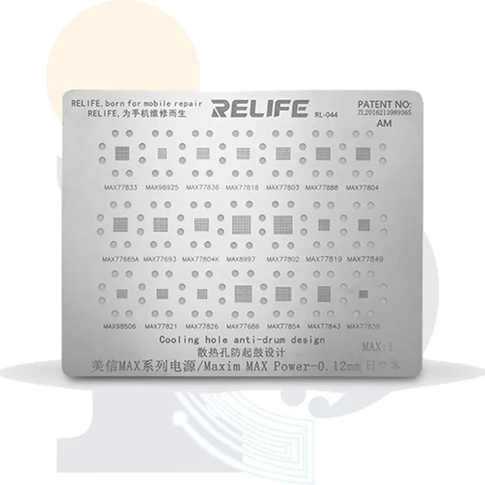 شابلون تغذیه کوالکام Relife MAX1