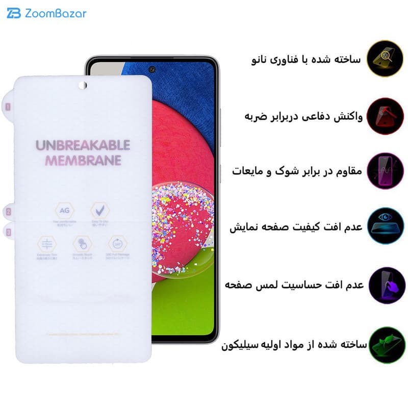 گلس مات بوف مدل HgM15 مناسب برای گوشی موبایل سامسونگ Galaxy A52s/A51 5G — تصویر ۴