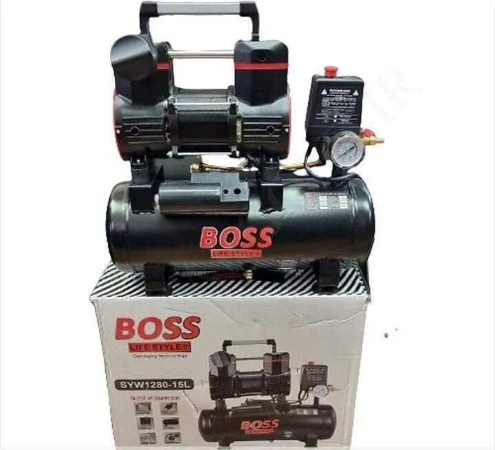 کمپرسور باد 15 لیتری سایلنت باس BOSS مدل SYW1280-15L
