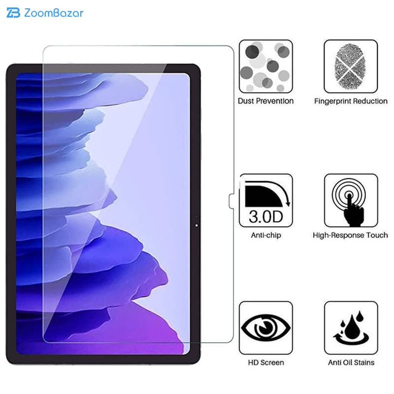 گلس بوف مدل 5D مناسب برای تبلت سامسونگ Galaxy Tab A7 2020 / T505 — تصویر ۴