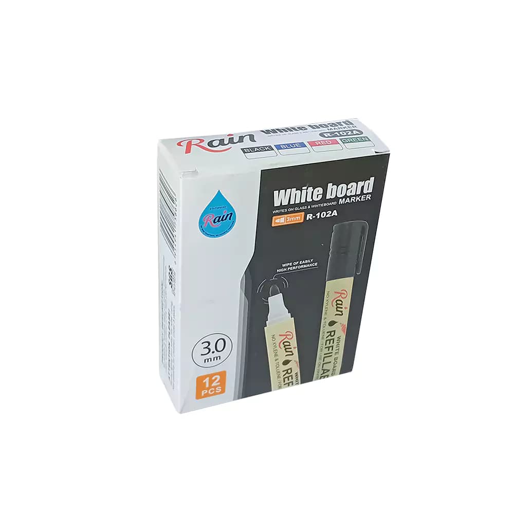 ماژیک وایت برد جور نوک گرد شارژی مدل 102A راین