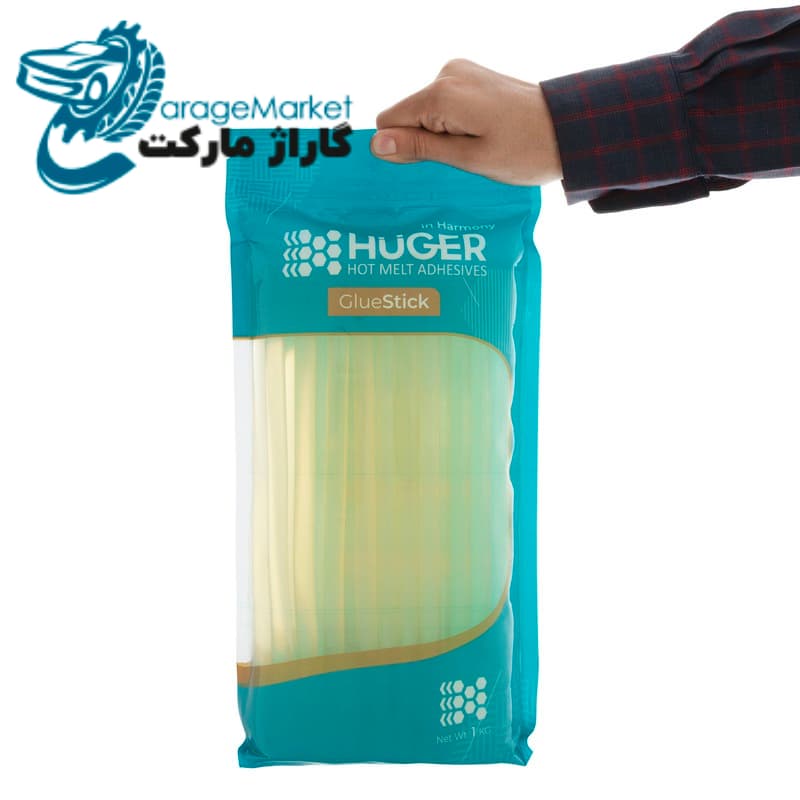چسب حرارتی زرد صافکاری هوگر یک کیلوگرمی مدل HUGER-HMA-Y01 — تصویر ۲