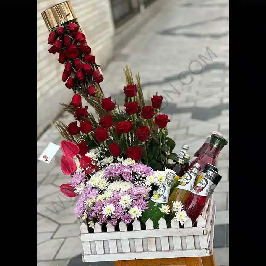 باکس گل و نوشیدنی کاتیا