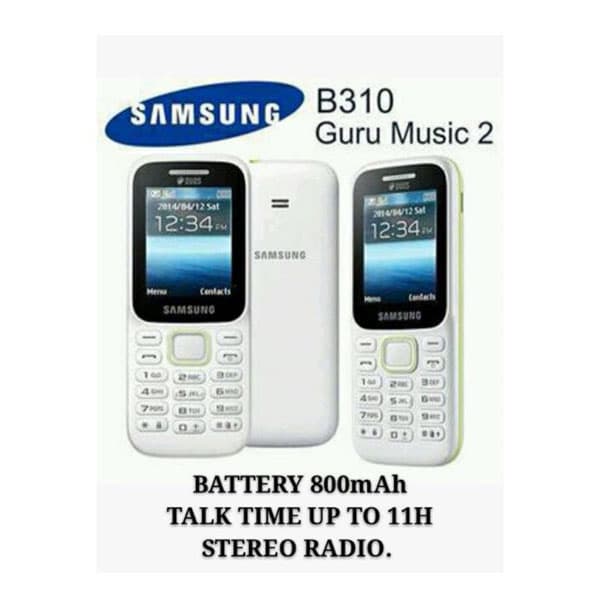گوشی دکمه ای سامسونگ samsung B310E اورجینال بدون گارانتی mtk — تصویر ۴