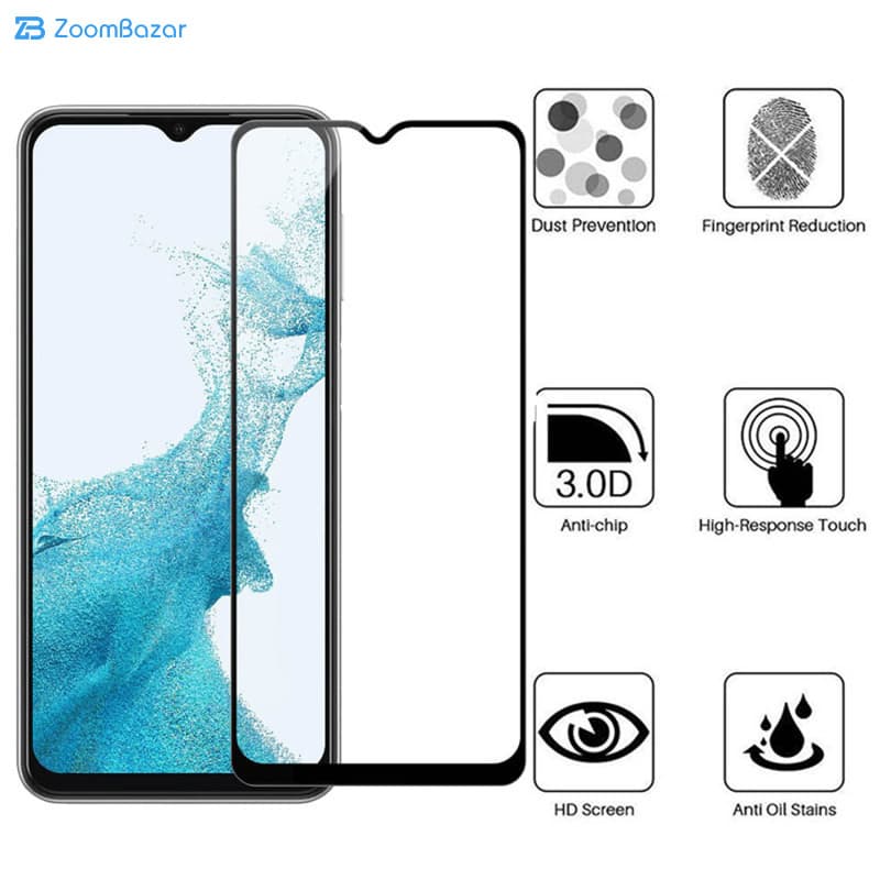 گلس 5D بوف مدل F33-G مناسب برای گوشی موبایل سامسونگ Galaxy A23 4G / A23 5G / A13 4G / A13 5G — تصویر ۲