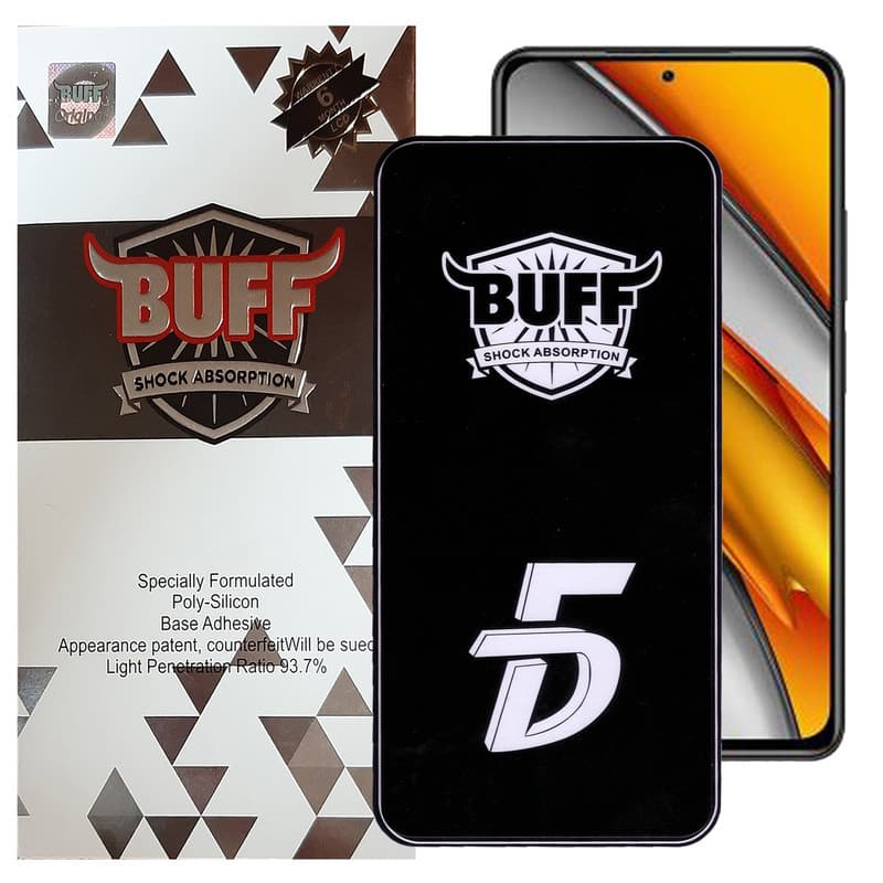گلس 5D بوف مدل F33-G مناسب برای گوشی موبایل شیائومی K40/K40 Pro/K40 Pro Plus/Poco F3/Mi 11i/K30/Poco X2/Poco X3/X3 NFC/X3 Pro/Mi10T Lite 5G/Mi10T 5G/Mi 10T Pro 5G