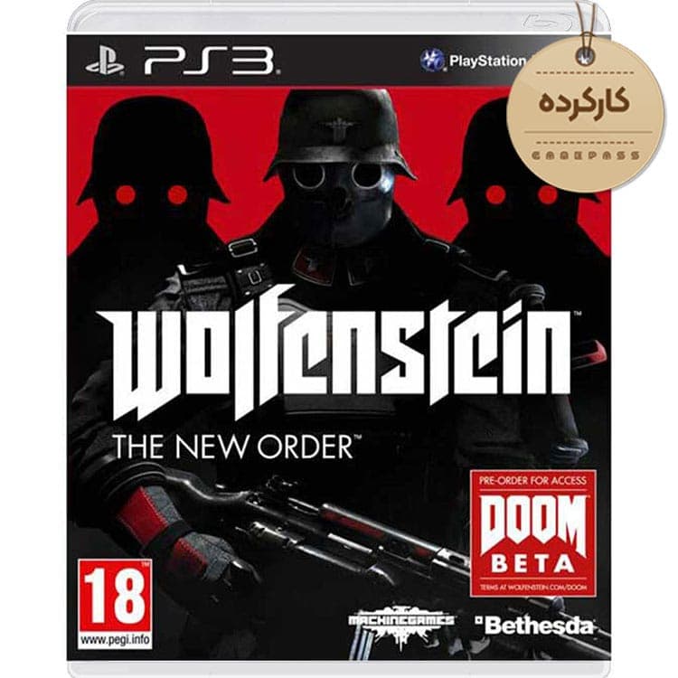 دیسک بازی Wolfenstein: The New Order کارکرده – مخصوص PS3
