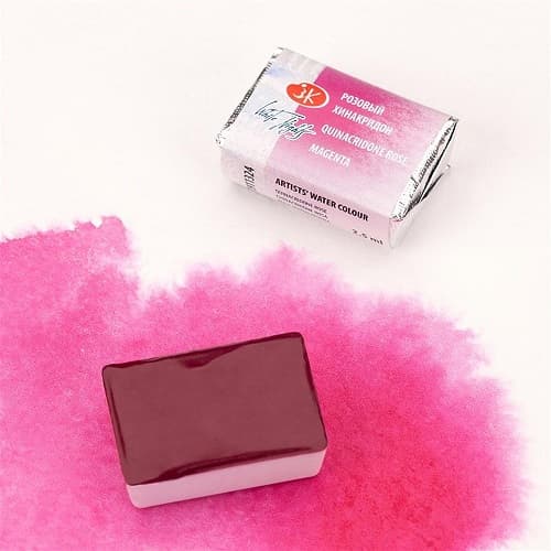 قرص آبرنگ سنت پترزبورگ تک رنگ 324 Quinocridone Rose — تصویر ۲