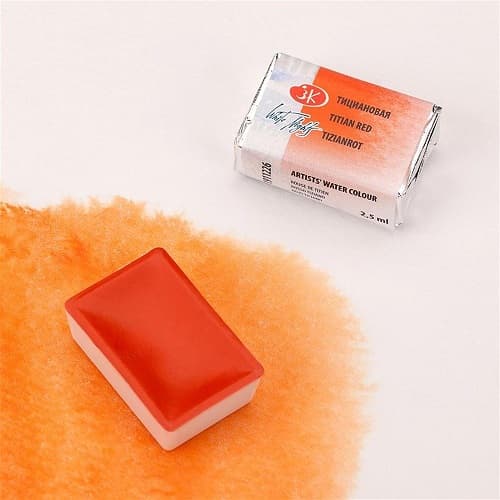 قرص آبرنگ سنت پترزبورگ تک رنگ 226 Titian Red — تصویر ۲