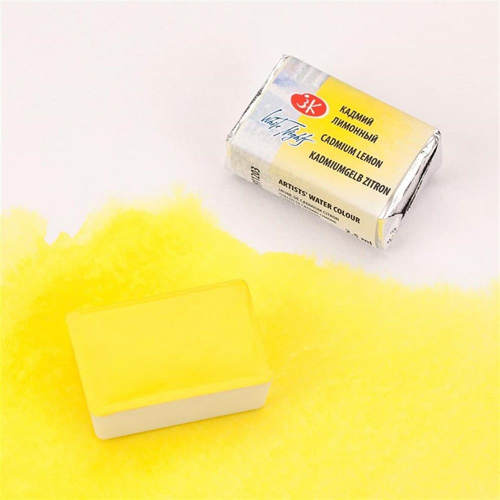 قرص آبرنگ سنت پترزبورگ تک رنگ 203 Cadmium Lemon — تصویر ۲