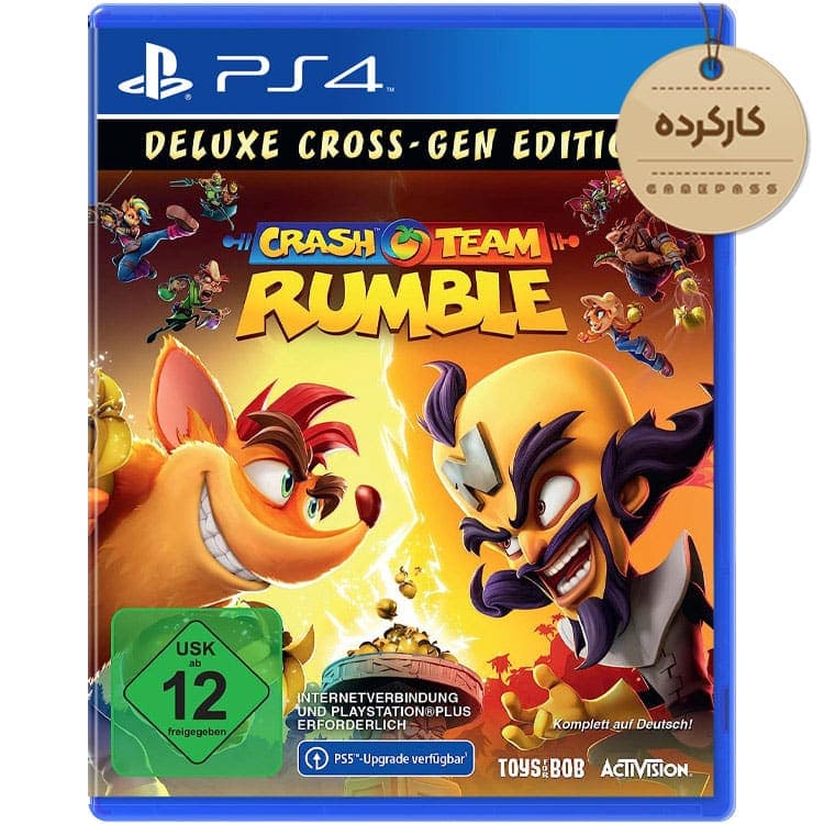 دیسک بازی Crash Team Rumble Deluxe Edition کارکرده – مخصوص PS4