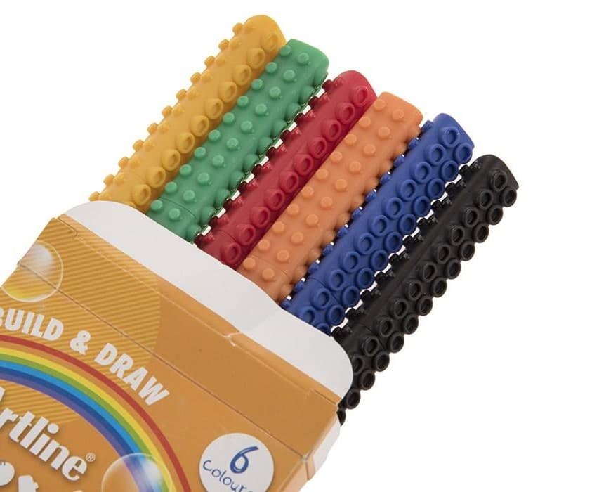 ماژیک براش 6 رنگ آرت لاین مدل stix — تصویر ۲