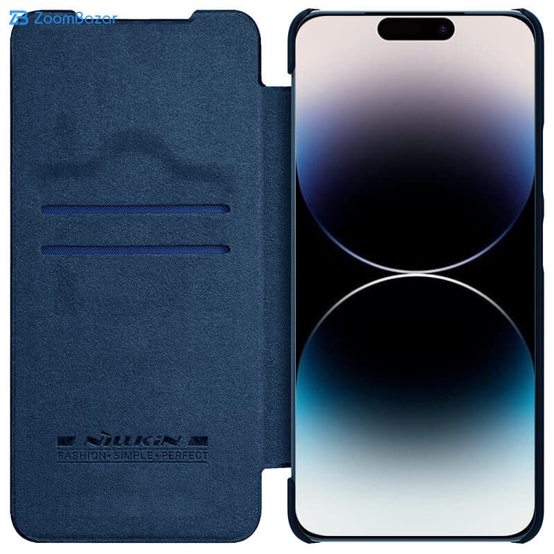 کیف کلاسوری نیلکین مدل QIN PRO مناسب برای گوشی موبایل اپل iphone 14 pro — تصویر ۵