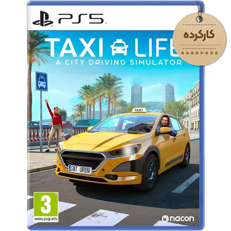 دیسک بازی Taxi Life: A City Driving Simulator کارکرده – مخصوص PS5
