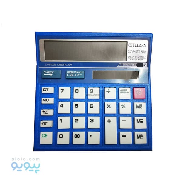 ماشین حساب CITLLZEN مدل CT-512C عمده و کارتنی — تصویر ۳
