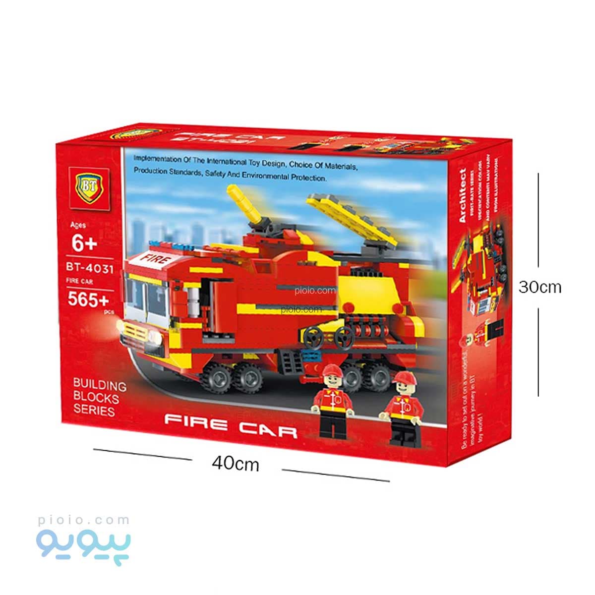 لگو ماشین آتشنشانی آیتم BT4031 تک و عمده — تصویر ۳