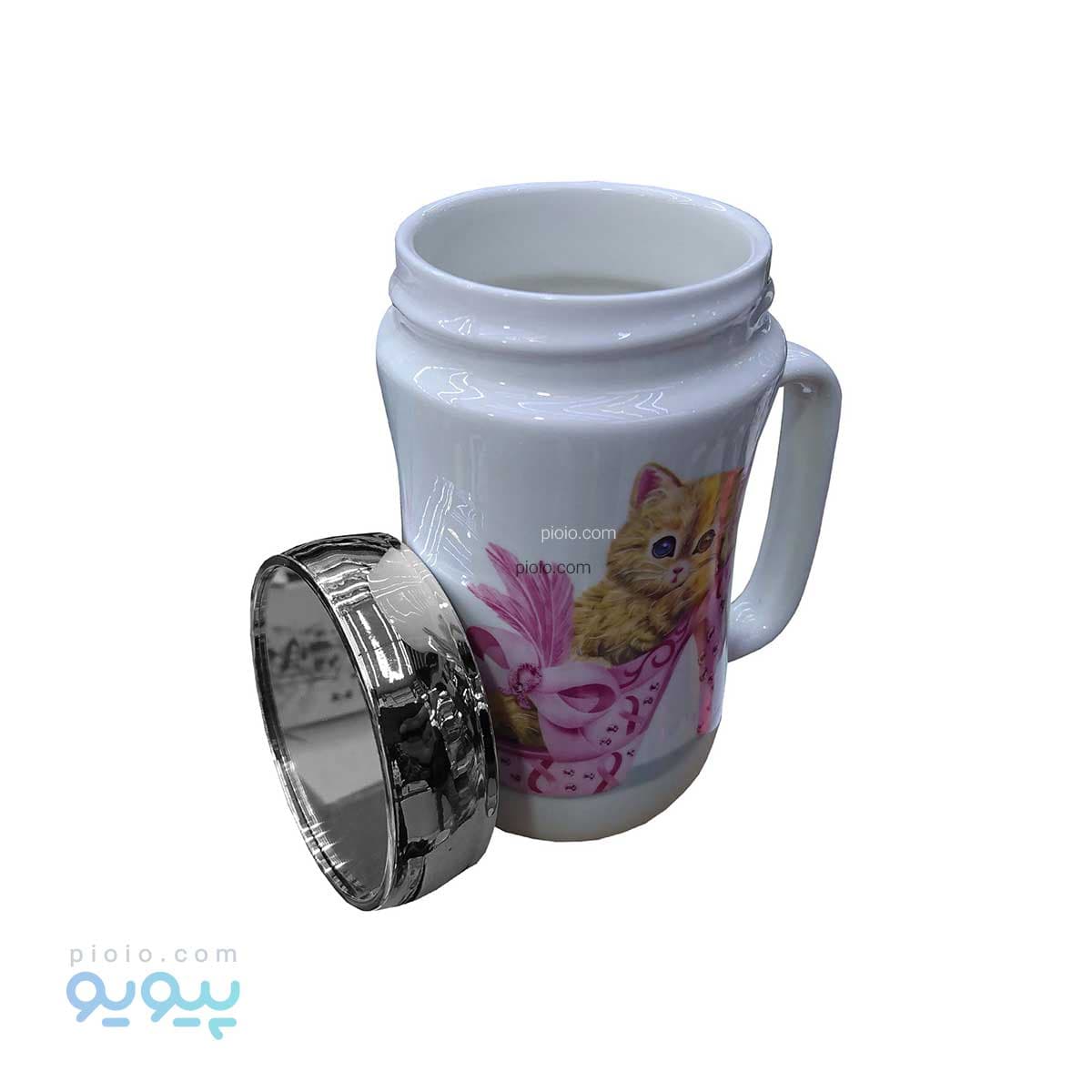ماگ سرامیکی طرح کفش و گربه — تصویر ۲