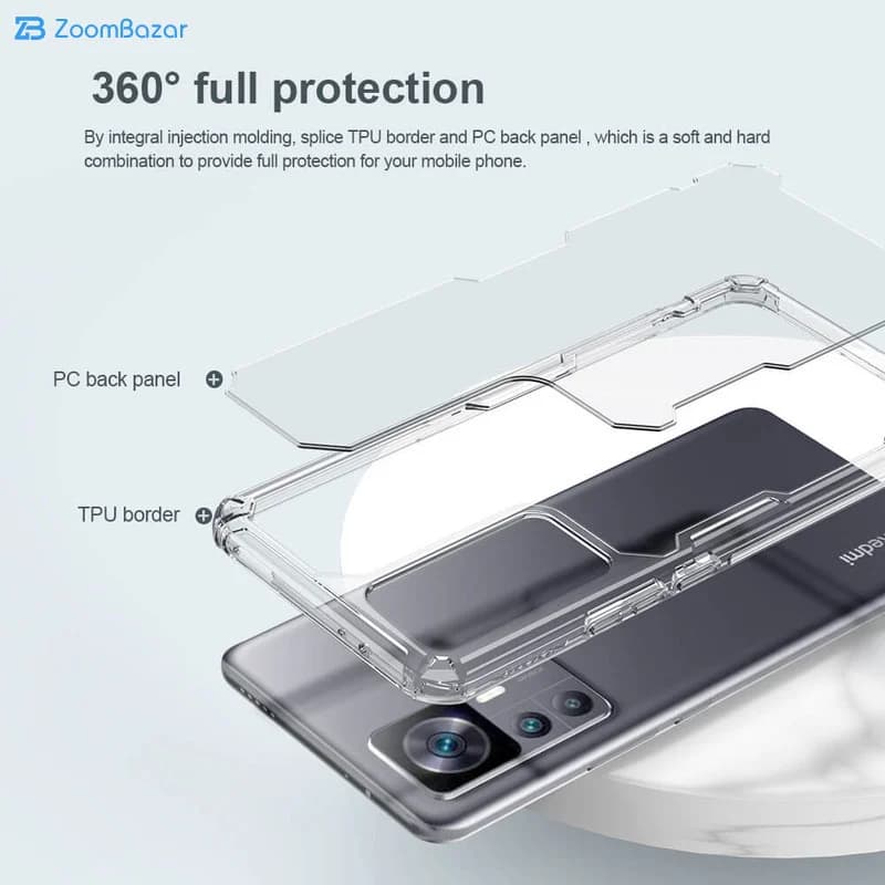 کاور نیلکین مدل Nature TPU Pro مناسب گوشی شیائومی mi 12T / redmi K50 ultra — تصویر ۹