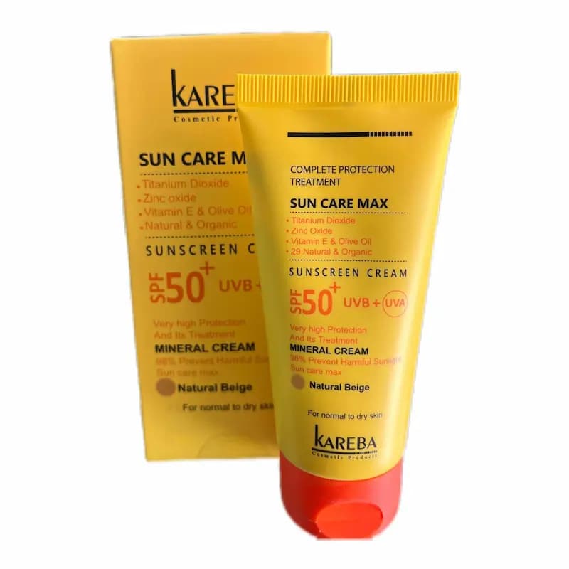 کرم ضد آفتاب سان کر مکس کاربا | SPF50، پوست معمولی و خشک