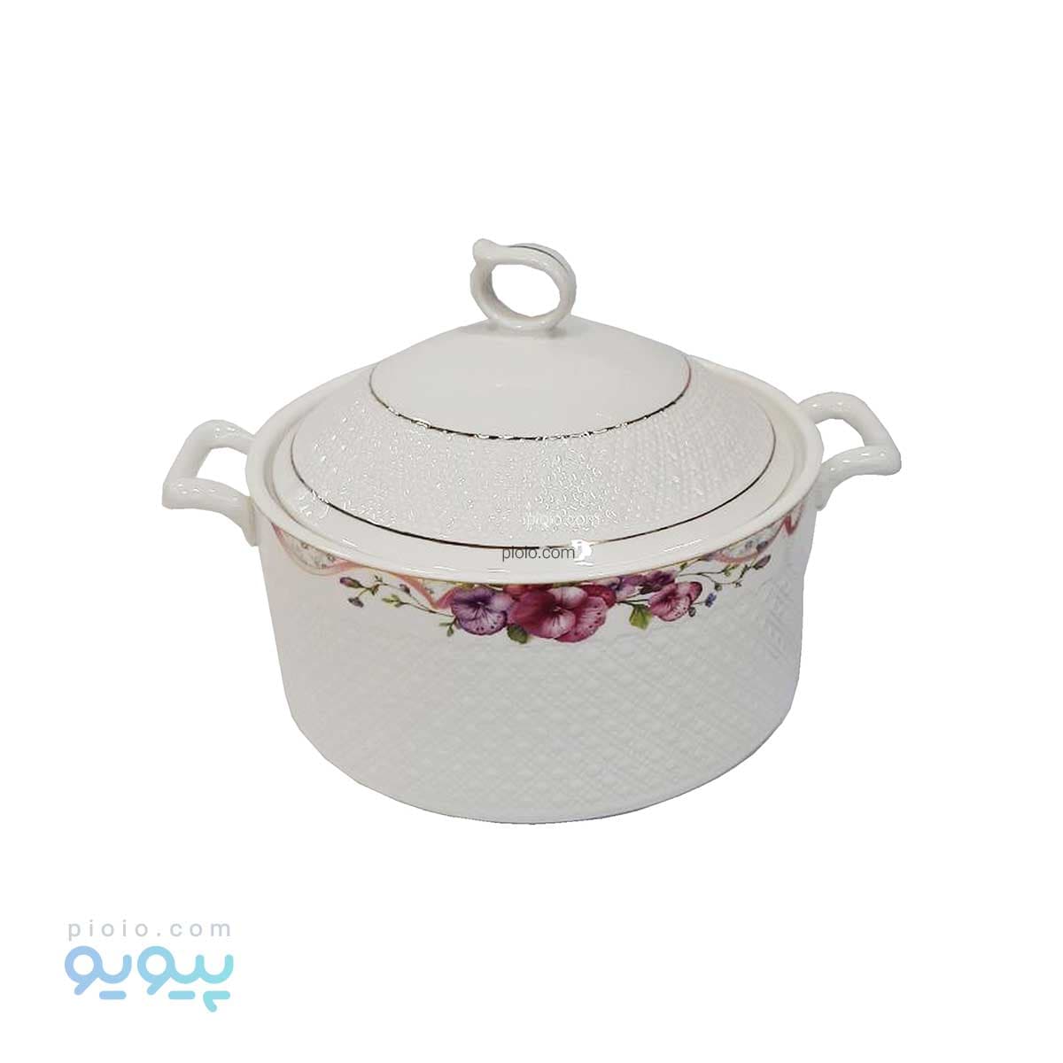 ظرف سوپ خوری گل دار