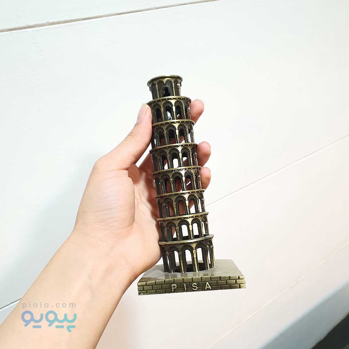 تندیس تزئینی فلزی برج کج پیزا — تصویر ۷