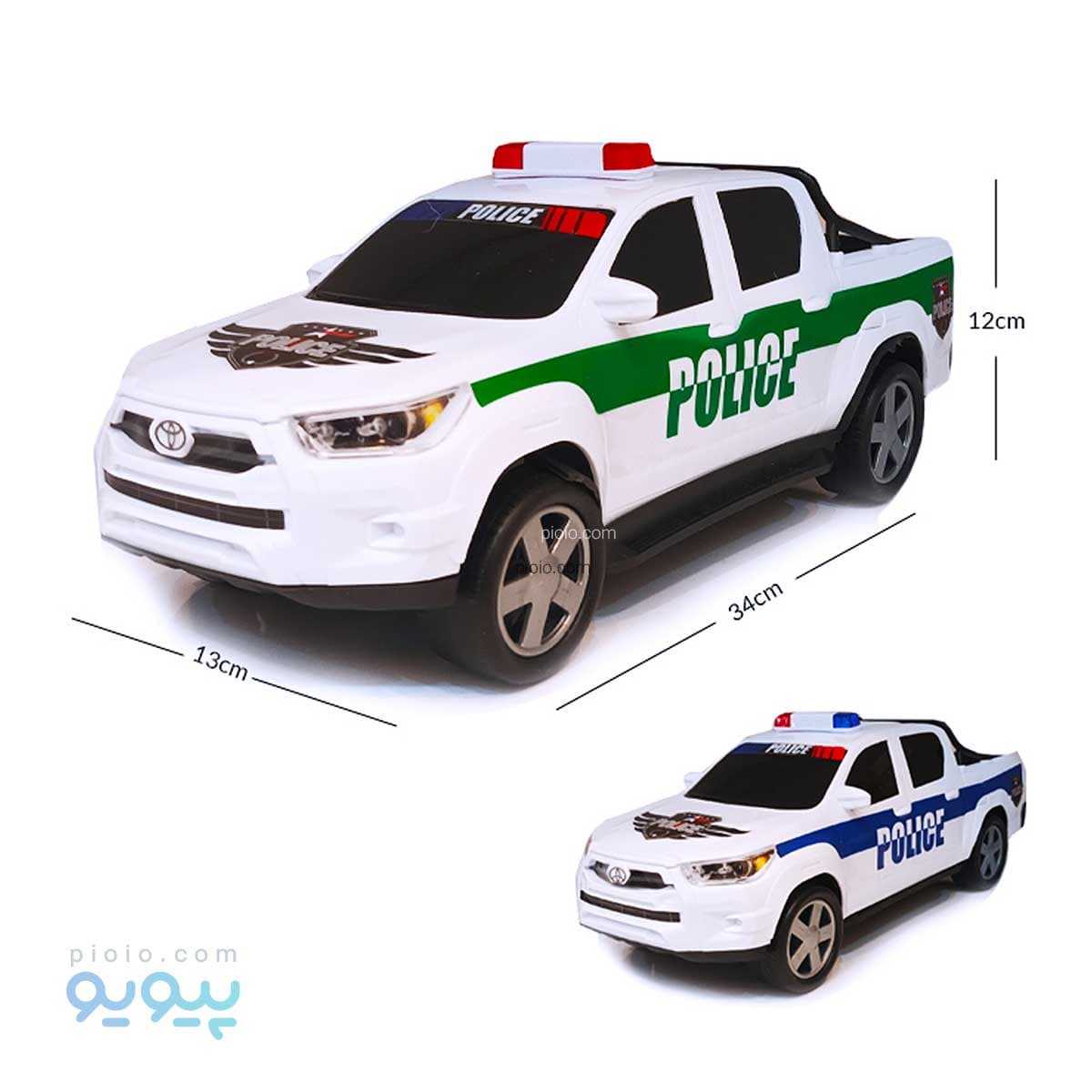 اسباب بازی ماشین هایلوکس پلیس TSMA ایتم TO112b تک و عمده — تصویر ۲