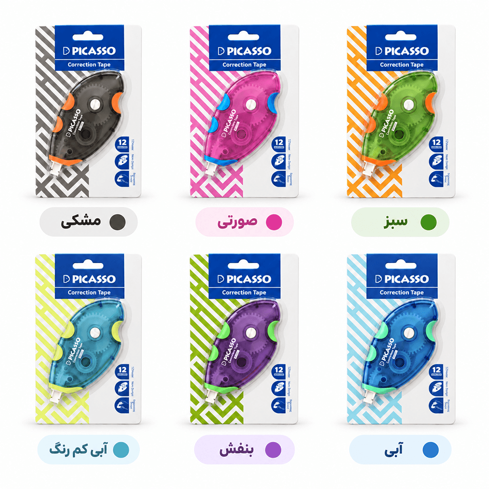 لاک غلط گیر نواری پیکاسو مدل گریپ دار — تصویر ۲