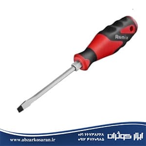 پیچ‌گوشتی تکی دسته کریستال ضربه‌خور 100×5 دوسو رونیکس Ronix مدل RH-2750