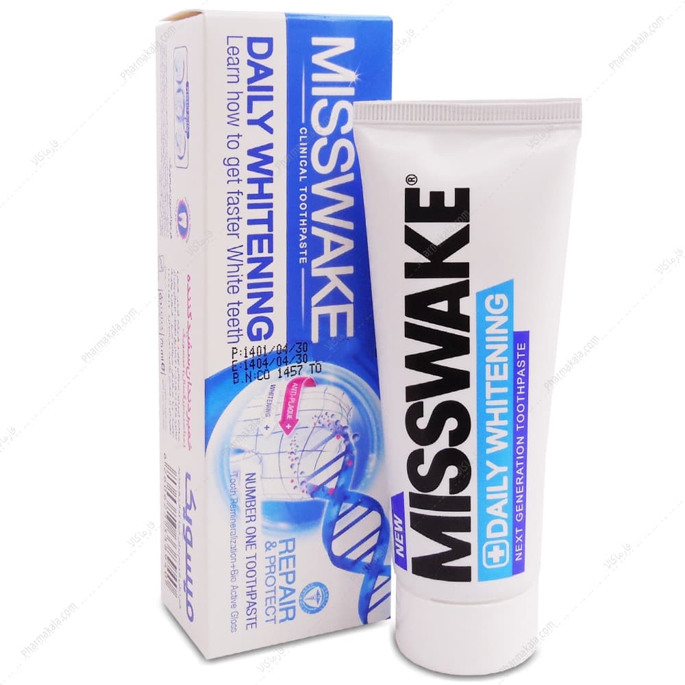 خمیر دندان سفید کننده روزانه میسویک 75ml — تصویر ۲