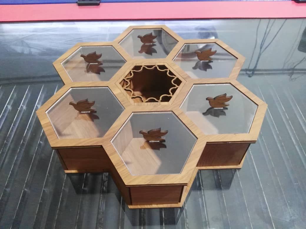 جعبه پذیرایی 6خانه mf — تصویر ۲