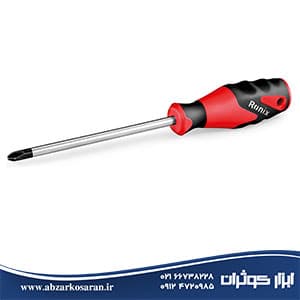پیچ‌گوشتی تکی دسته TPR چهارسو 125×6 رونیکس Ronix مدل RH-2867