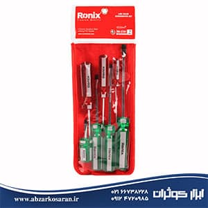 ست 7 عددی پیچ‌گوشتی معمولی مشتی رونیکس Ronix مدل RH-2701 — تصویر ۲